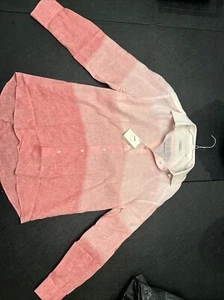 New Large Pink Luciano Moresco Summer Dress Shirt — Retail Price Of $395 - Picture 1 of 7