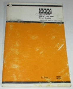 Case 188-336 BDT, 504 BD, 504 BDT Diesel Motor Betriebsanleitung ORIGINAL! - Bild 1 von 3