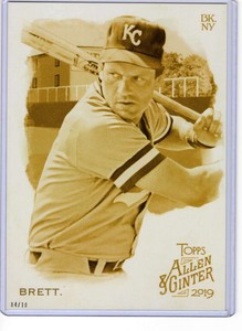 George Brett 2019 Allen and Ginter 5x7 Gold #109 /10 Royals 