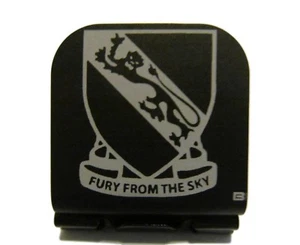 508th Parachute Infantry Regiment Crest Laser Etched Aluminum Hat Clip Brim-it - Picture 1 of 10