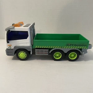 Maxx Action City Sanitation Truck Push And Go Truck - 11" Lights & Sound - Picture 1 of 6
