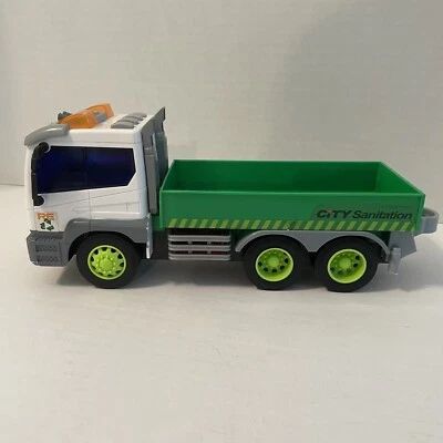 Maxx Action City Sanitation Truck Push And Go Truck - 11" Lights & Sound - Image 1 of 4