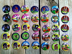 Pogs Job Lot Bundle WPF World Pog Federation 1994 Chex Pog Series 2 Weetibix No1 - Picture 1 of 24
