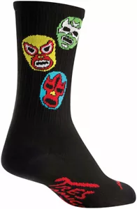 SockGuy SGX Three Amigos Socks | 6 inch | Black | L/XL - Picture 1 of 1