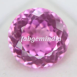 12 Ct Loose Gemstones Certified Excellent Cut Round Pink Natural Beryl - Picture 1 of 5