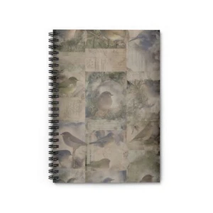 Vintage Bird Spiral Notebook - Ruled Line, Perfect for Journaling, Gift [...] - Picture 1 of 6