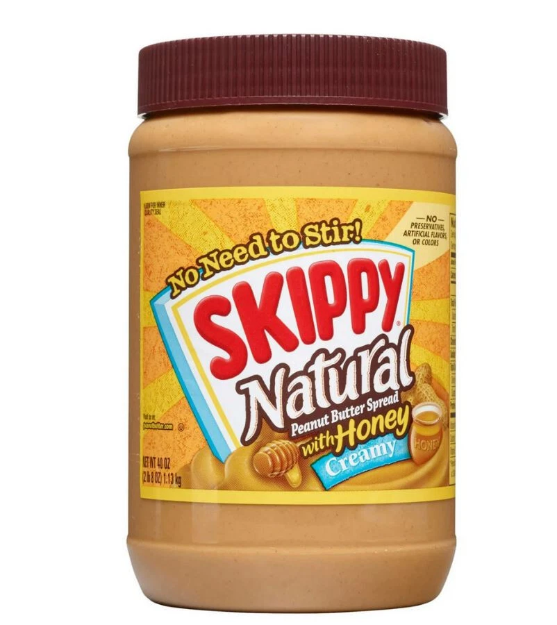 SKIPPY Peanut Butter Creamy and Natural With Honey 40ounce