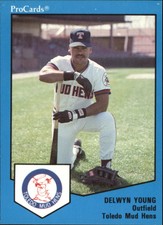 1989 Toledo Mud Hens ProCards #764 Delwyn Young