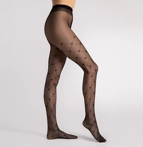 Fiore The Royal fantasy women's sexy tights nylons fine instruments 20 Den Black - Picture 1 of 11