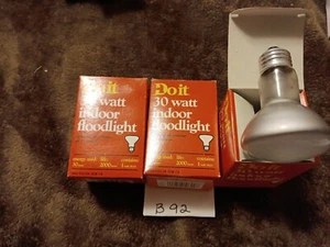 3 DoIt 30W Indoor Flood R20(small) Bulbs - Picture 1 of 1