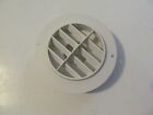 4' Flange 2' Reducer WHITE Round Rotaire Grille Heat AC Air Duct Outlet Vent 