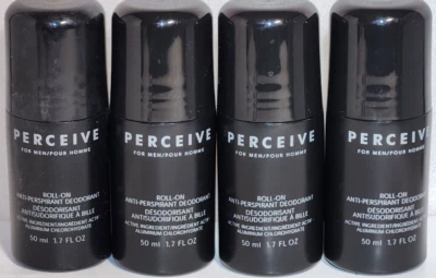 LOTE de 4 desodorantes Avon PERCEIVE para hombre 1,7 fl. oz Foto 1 de 4