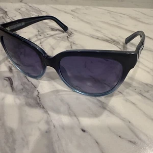 Swarovski SK187 92W Blue Ombre Cat Eye Plastic Sunglasses Frame 56-18-140 - Picture 1 of 9