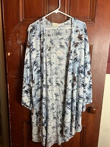 143 Story by Line Up Tie Dye Kimono Bathing Suit Cover Up Sz S/M - Picture 1 of 6