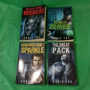 Chris Fox Deathless Book Lot 1-4 1,2,3,4 Werewolve,Vampires, Zombies,Demons PB - Picture 1 of 13
