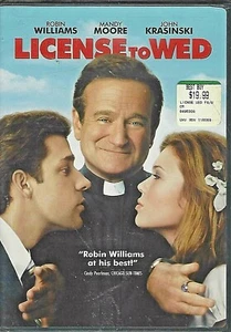 New & Sealed - License To Wed (DVD, 2007) Robin Williams, Mandy Moore - Picture 1 of 2