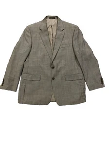 Lauren Ralph Lauren Suit Jacket Blazer Size 43R Wool Gray Two Button (h52) - Picture 1 of 10