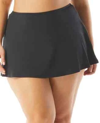 NWT MICHAEL KORS Black Plus Size Swimsuit Skirt 20W yse1523 - Image 1 of 2