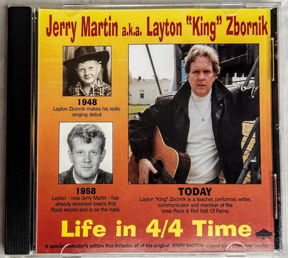 Jerry Martin aka Layton "King" Zbornik Life in 4/4 Time CD 1999 Far Out Iowa - Image 1 of 2