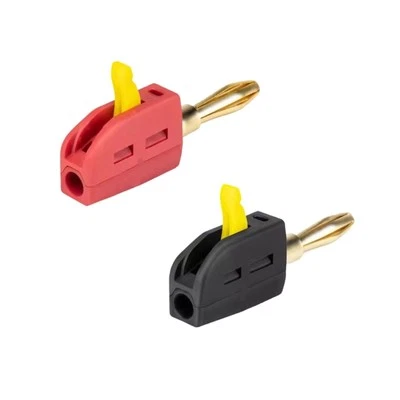 32A Quick Connect Banana Plugs 4mm High Current Gold Plated Terminals for - Image 1 of 4