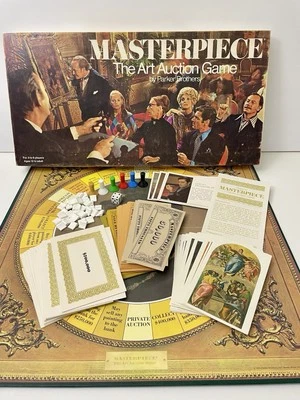Juego de mesa subasta arte obra maestra vintage Parker Brothers 1970 100 % COMPLETO Foto 1 de 4