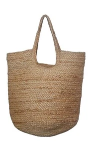 Ecofriendly Women's Hand Bag Tote Rectangular Handbag Beige Storage Basket Women - Picture 1 of 2