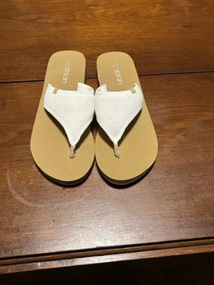 Chanclas Conman blancas para mujer talla 7 Foto 1 de 4