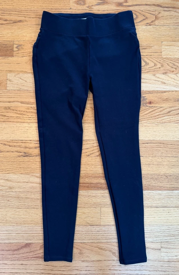 Leggings Ann Taylor LOFT Petite XS Azul Marino Tobillo Ponte Tejido Foto 1 de 4