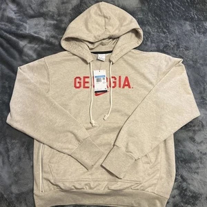 2XL Nike Georgia Bulldogs Club Fleece College Pullover Hoodie UGA DZ5023-206 - Picture 1 of 8