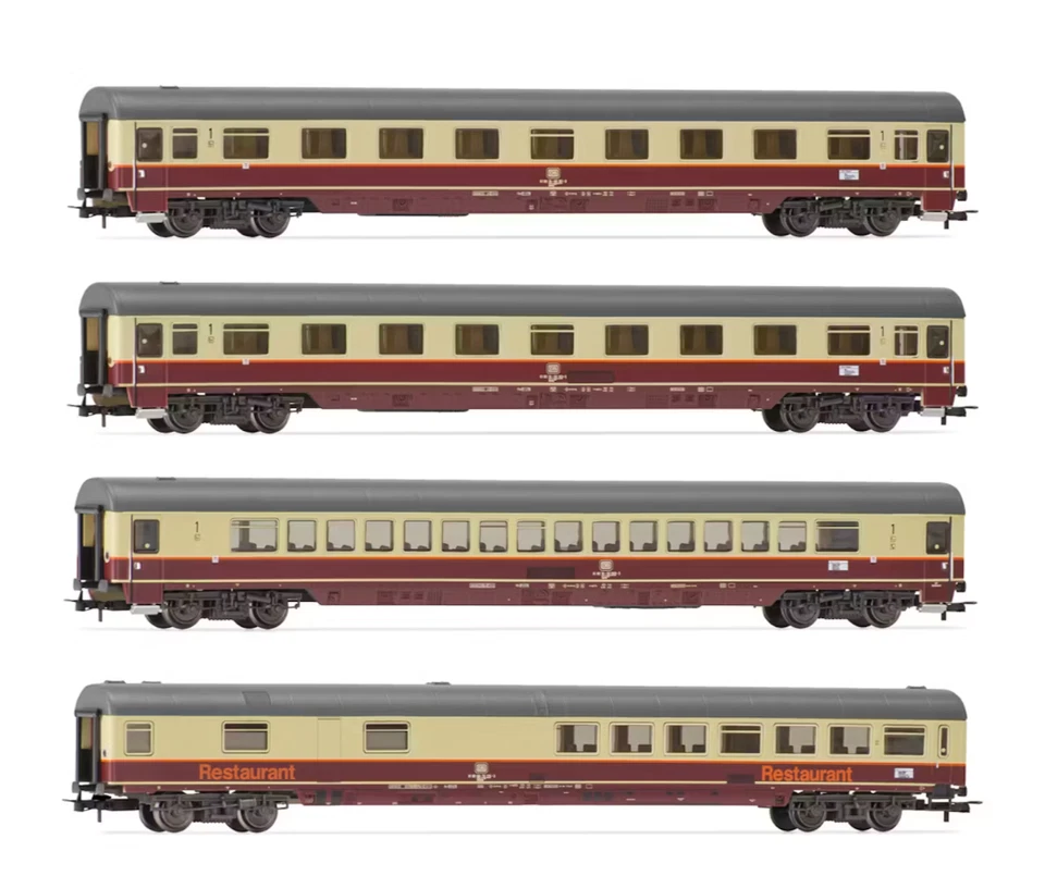 Rivarossi HR4346 TEE Wagenset Rheingold 1983 4 teilig Teil 1 HO NEU
