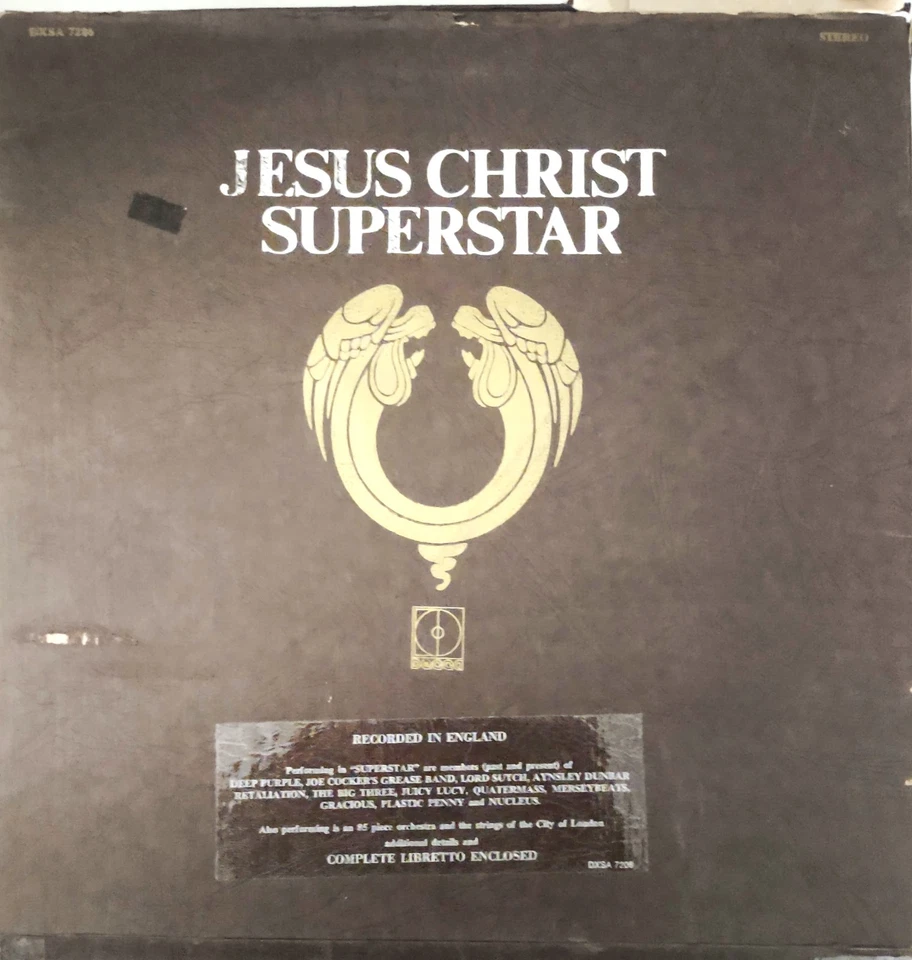 Jesus Christ Superstar 1st 1970 Rock Opera 2 Record Set Vinyl LP Booklet - Image 1 of 1