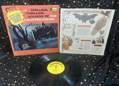 Disney Chilling Thrilling Sounds Of The Haunted House 1973 Halloween - Tested - Image 1 of 4