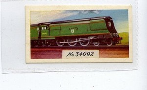 (Jd4149) LYONS MAID,TRAIN SPOTTERS,S.R.WEST COUNTRY CLASS 4-6-2,1962,#40