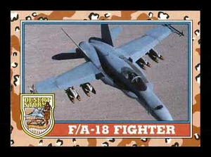 1991 Topps Desert Storm F/A-18 Fighter #132 - Picture 1 of 2