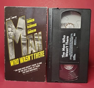 VHS The Man Who Wasn't There - Billy Bob Thornton, Coen Bros - rental, BUY2GET1 - Picture 1 of 6