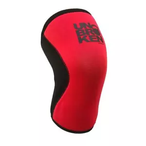 KNIEMANSCHETTE ROT - Crossfit PRO Gewichtheben Reversible 7mm (ONE) - Unbrokenshop - Bild 1 von 7