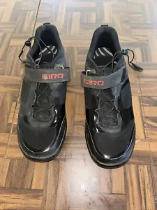 Giro Ventana Fast Lace Mountain Bike Shoes Black Size 10 (43 Euro) - Picture 1 of 5