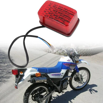 26 светодиодных задних фонарей ходовые + стоп-сигналы красные для Yamaha XT 125 225 250 350 600 - Изображение 1 из 4