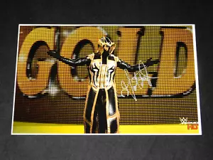 DUSTIN RHODES ""GOLDUST"" WWE AEW FIRMATA 12X18 FOTO D'INGRESSO!!!! - Foto 1 di 1