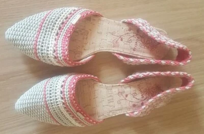 Firetrap Verde Claro Rosa Rojo Plano Tirantes Sandalias Zapatos Planos UK 7 EU 40 Foto 1 de 2