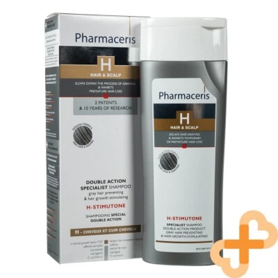 PHARMACERIS H Stimutone Shampoo Für Graues Haar 250ml Reduziert Haarausfall