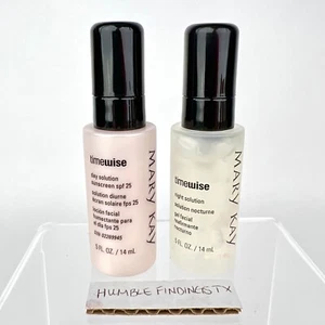 Mary Kay TimeWise DAY & NIGHT SOLUTION Travel Size Set .5oz Bottles Age Fighting - Picture 1 of 6