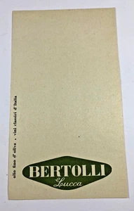 Bertolli Lucca Vintage Werbeblockbogen - Bild 1 von 1