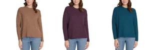 Jessica Simpson Ladies' Ribbed Sweater - Picture 1 of 19