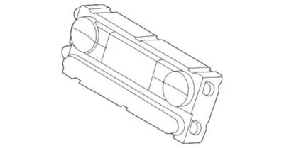 Unidad de control de temperatura genuina Ford 2014-2015 F-250 Super Duty EC3Z-19980-A Foto 1 de 2