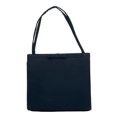 Bolso de Noche Pequeño Vintage Años 40 50 Cartera Bolso sin asas Mini Bolso Arco Retro NEGRO  Foto 1 de 4