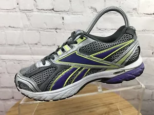 Reebok Athletic Lace UP Running Shoes (1AP506 1013) Gray-Purple Womens Size 6.5 - Picture 1 of 12