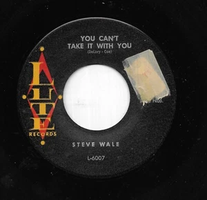 STEVE WALE/GROUP 45RPM '60 LUTE YOU CAN'T TAKE IT WITH YOU UPTEMPO DOO WOP M- - Picture 1 of 1