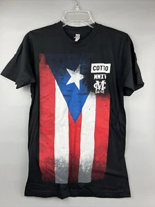 Puerto Rico Flag Unisex T-Shirt Boxing M. Cotto MMXV 54/10 size: 2XL Tall New - Picture 1 of 5