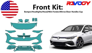 For Volkswagen Golf R 2022-2024 Front Paint Protection Film PreCut Kit PPF - Picture 1 of 7